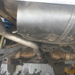 Exhaust Silvia rally car