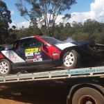 Nissan Sil80 rally car crashed Darling 200