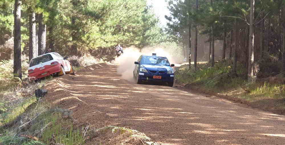 David Smith was caught out and got his Charade stuck on SS2 of the 2019 Experts Cup.