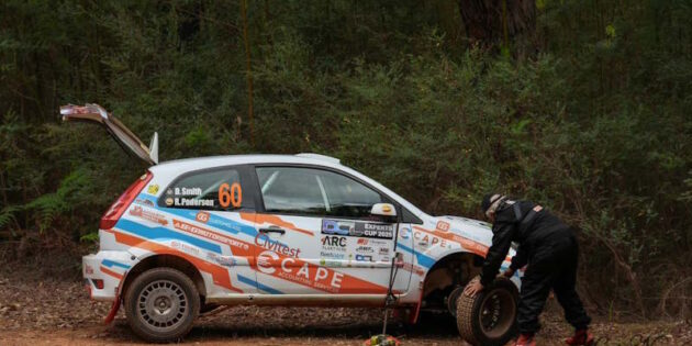 2025 Experts Cup Rally Smith Pederson out with a broken driveshaft